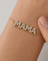 Extreme on-wrist macro of the Amaya MAMA word-bar and side loops
