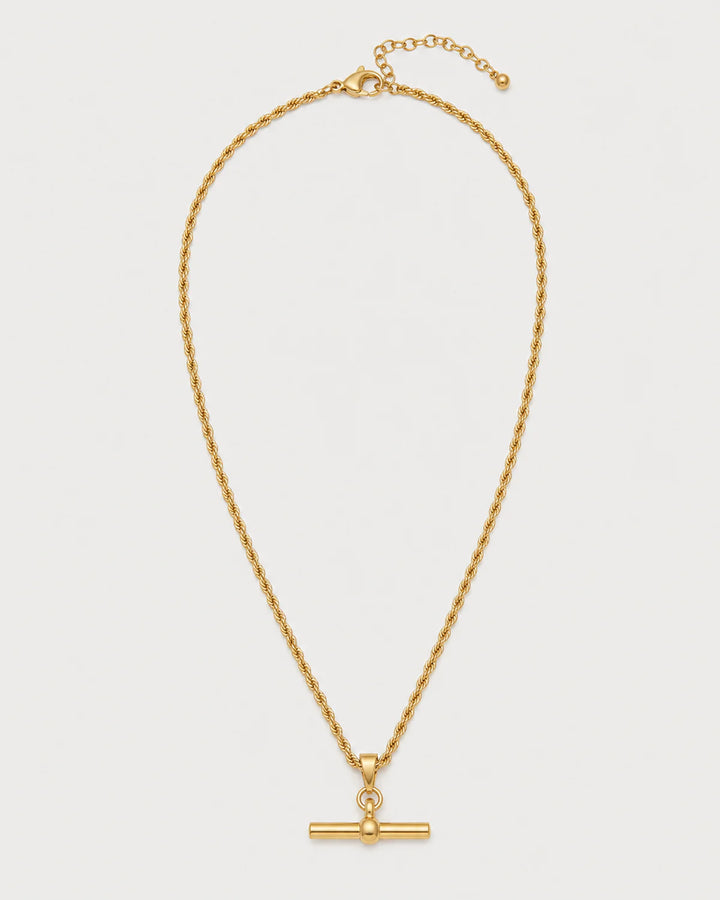 Elodie Rope T-Bar Necklace