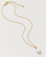 Alternate arrangement showing Elowen chain, clasp and pearl drop